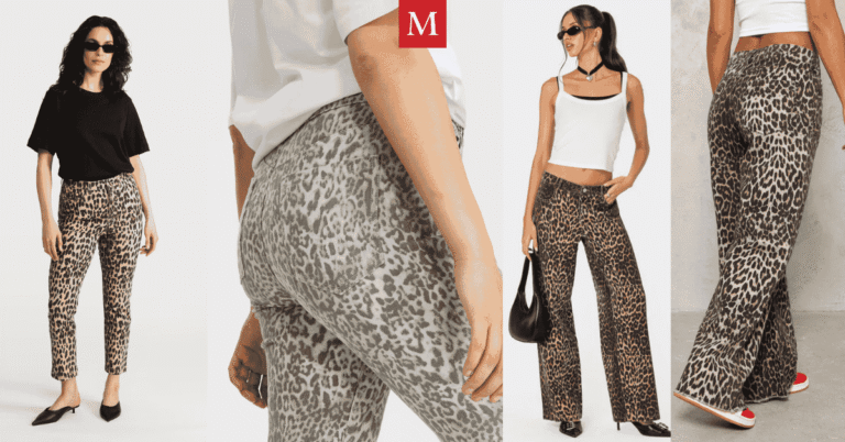 Leopard Print Jeans