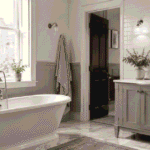 Character Bathrooms with modern fixtures and classic British design features