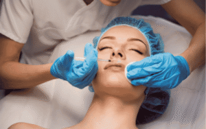 Dentist providing Facial Aesthetics in Cardiff with professional facial assessment and cosmetic treatment