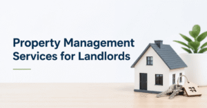 Property manager explaining property management services to a landlord, including tenant support, rent collection, maintenance, and inspections.