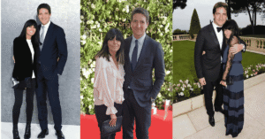 Claudia Winkleman and her husband Kris Thykier attending a film event in London